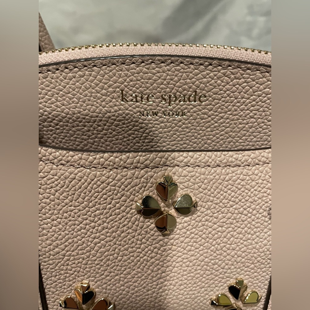 Kate Spade Pink Satchel with Gold Accents - Picture 4 of 16
